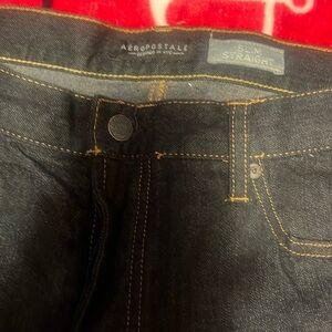 Navy blue jeans in good condition.